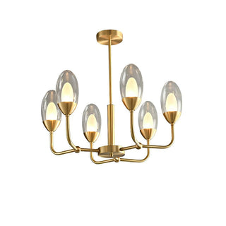 Beam Genie Vintage Glass Chandelier