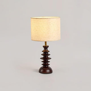 Beatrice Oriental Wood Table Light