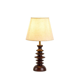 Beatrice Oriental Wood Table Light