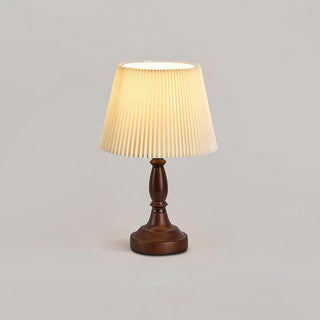 Beatrice Oriental Wood Table Light
