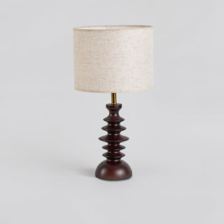 Beatrice Oriental Wood Table Light
