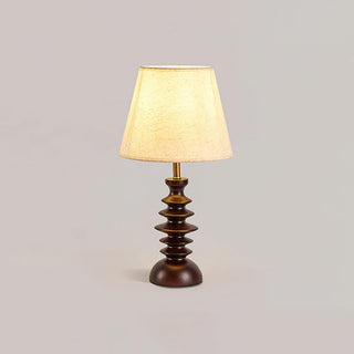 Beatrice Oriental Wood Table Light