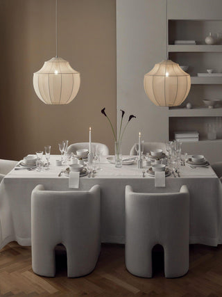 Beau Mesh Sculptural Fabric Pendant Light