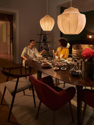 Beau Mesh Sculptural Fabric Pendant Light