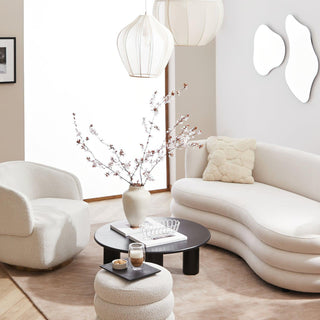 Beau Mesh Sculptural Fabric Pendant Light