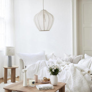 Beau Mesh Sculptural Fabric Pendant Light