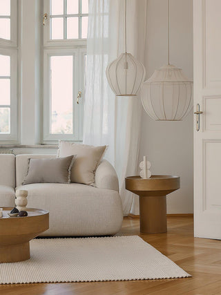 Beau Mesh Sculptural Fabric Pendant Light