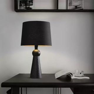 Lumen Sophisticated Wood Table Lamp