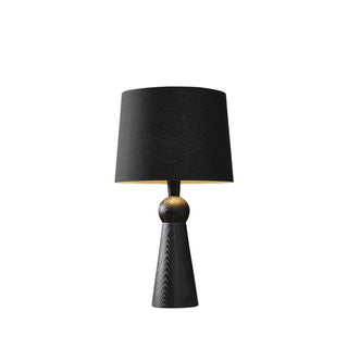 Lumen Sophisticated Wood Table Lamp