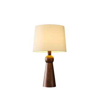 Lumen Sophisticated Wood Table Lamp
