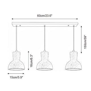 Loxis Artistic Travertine Pendant Lamp