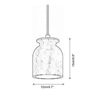 Loxis Artistic Travertine Pendant Lamp