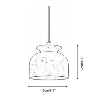 Loxis Artistic Travertine Pendant Lamp