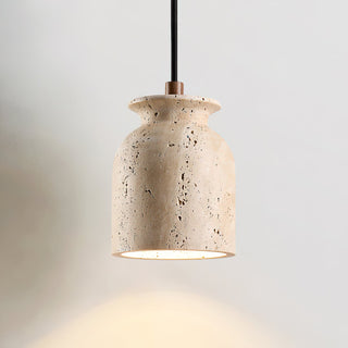 Loxis Artistic Travertine Pendant Lamp