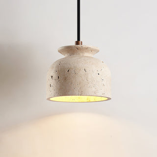 Loxis Artistic Travertine Pendant Lamp