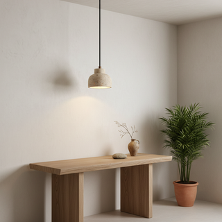 Loxis Artistic Travertine Pendant Lamp