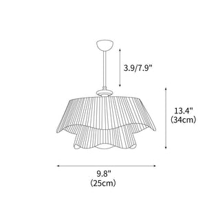 Bellevue Farmhouse Cloth Pendant Light