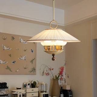Bellevue Fabric Layered Pendant Light