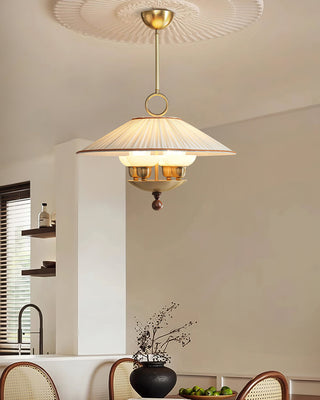 Bellevue Fabric Layered Pendant Light
