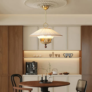 Bellevue Fabric Layered Pendant Light