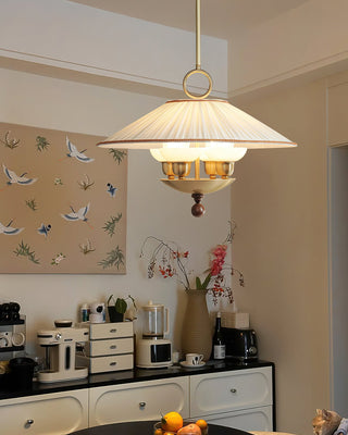 Bellevue Fabric Layered Pendant Light