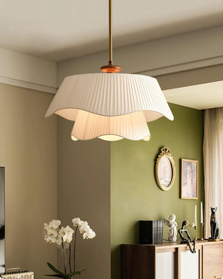 Bellevue Farmhouse Cloth Pendant Light