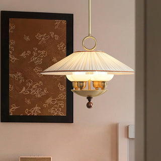 Bellevue Fabric Layered Pendant Light