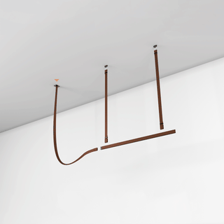Belt Horizontal Minimalist Leather Pendant Light