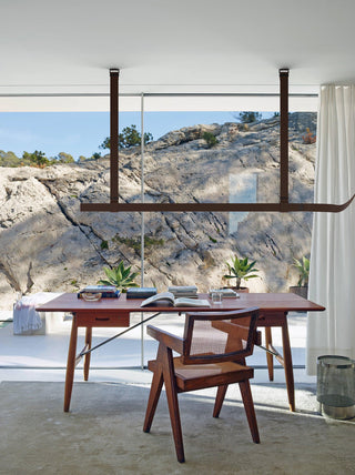Belt Horizontal Minimalist Leather Pendant Light