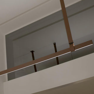 Belt Horizontal Minimalist Leather Pendant Light
