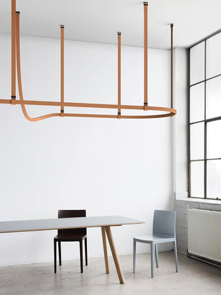 Belt Horizontal Minimalist Leather Pendant Light
