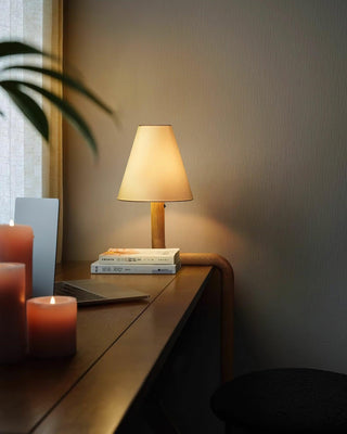 Pivot Organic Wood Table Lamp