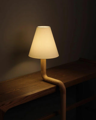 Pivot Organic Wood Table Lamp