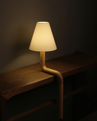 Pivot Organic Wood Table Lamp