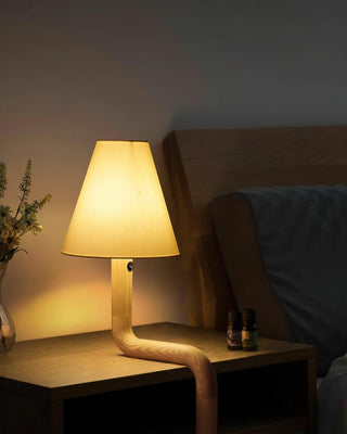 Pivot Organic Wood Table Lamp