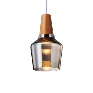 Kairo Modern Wood Glass Pendant Light
