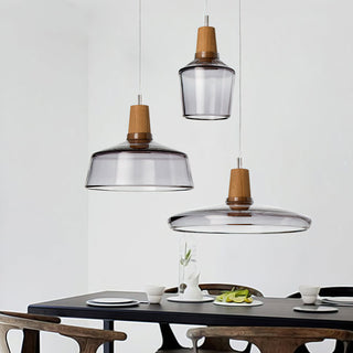 Kairo Modern Wood Glass Pendant Light