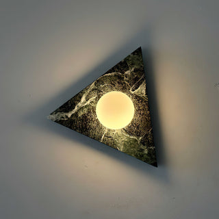 Bermuda Modern Marble Brass Wall Sconce