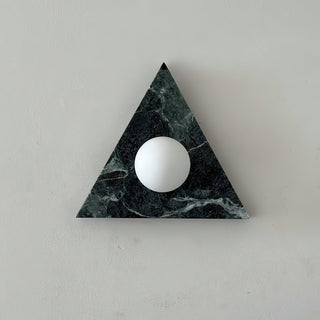 Bermuda Modern Marble Brass Wall Sconce
