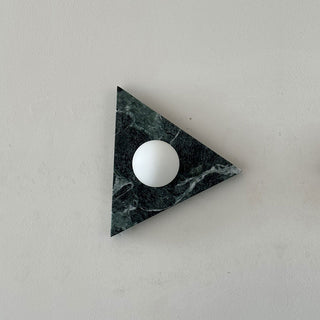 Bermuda Modern Marble Brass Wall Sconce