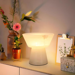Beta Minimalist Alabaster Table Light