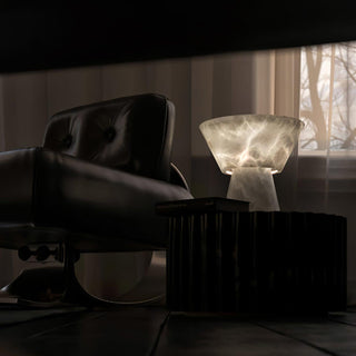 Beta Minimalist Alabaster Table Light