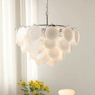 Noelia Glass Chandelier Light - Blowlighting