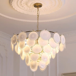 Noelia Glass Chandelier Light - Blowlighting