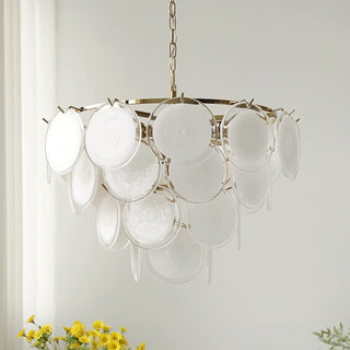Noelia Glass Chandelier Light - Blowlighting