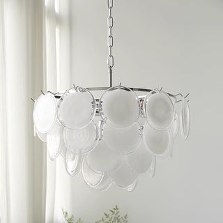 Noelia Glass Chandelier Light - Blowlighting