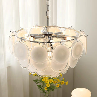 Noelia Glass Chandelier Light - Blowlighting