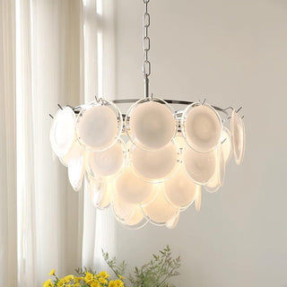 Noelia Glass Chandelier Light - Blowlighting