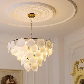 Noelia Glass Chandelier Light - Blowlighting