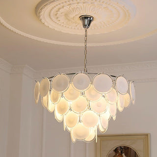Noelia Glass Chandelier Light - Blowlighting